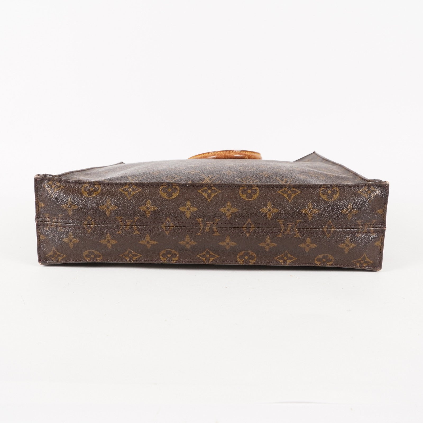 LOUIS VUITTON Sac Plat Handbag Monogram Canvas Brown M51140 06E441980004