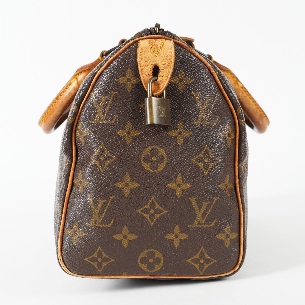 Authentic Louis Vuitton Monogram Speedy 25 M41528 Handbag vintage 03A186234827
