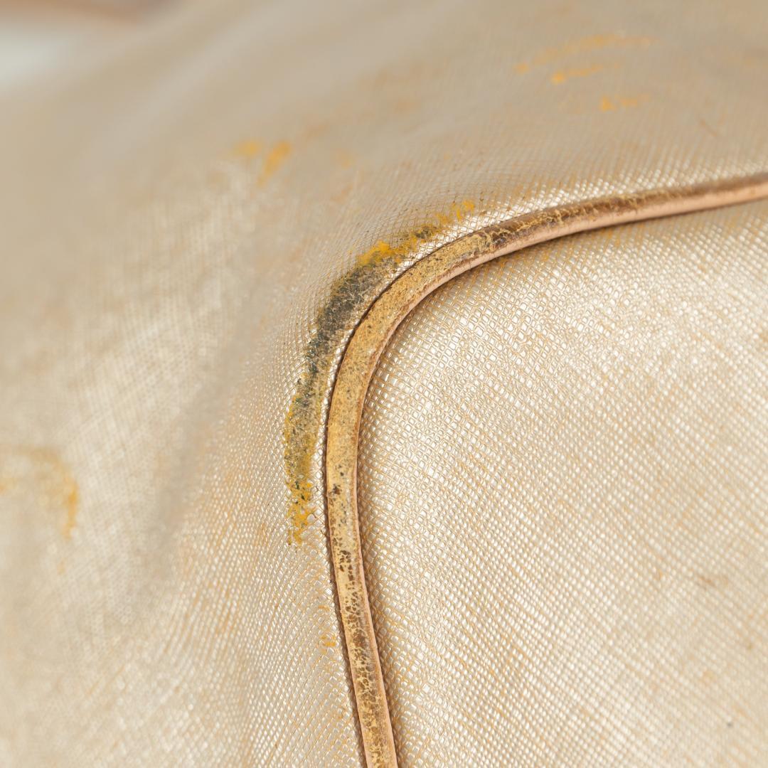COACH handbag gold beige leather Simple design With  long strap  Tariff included