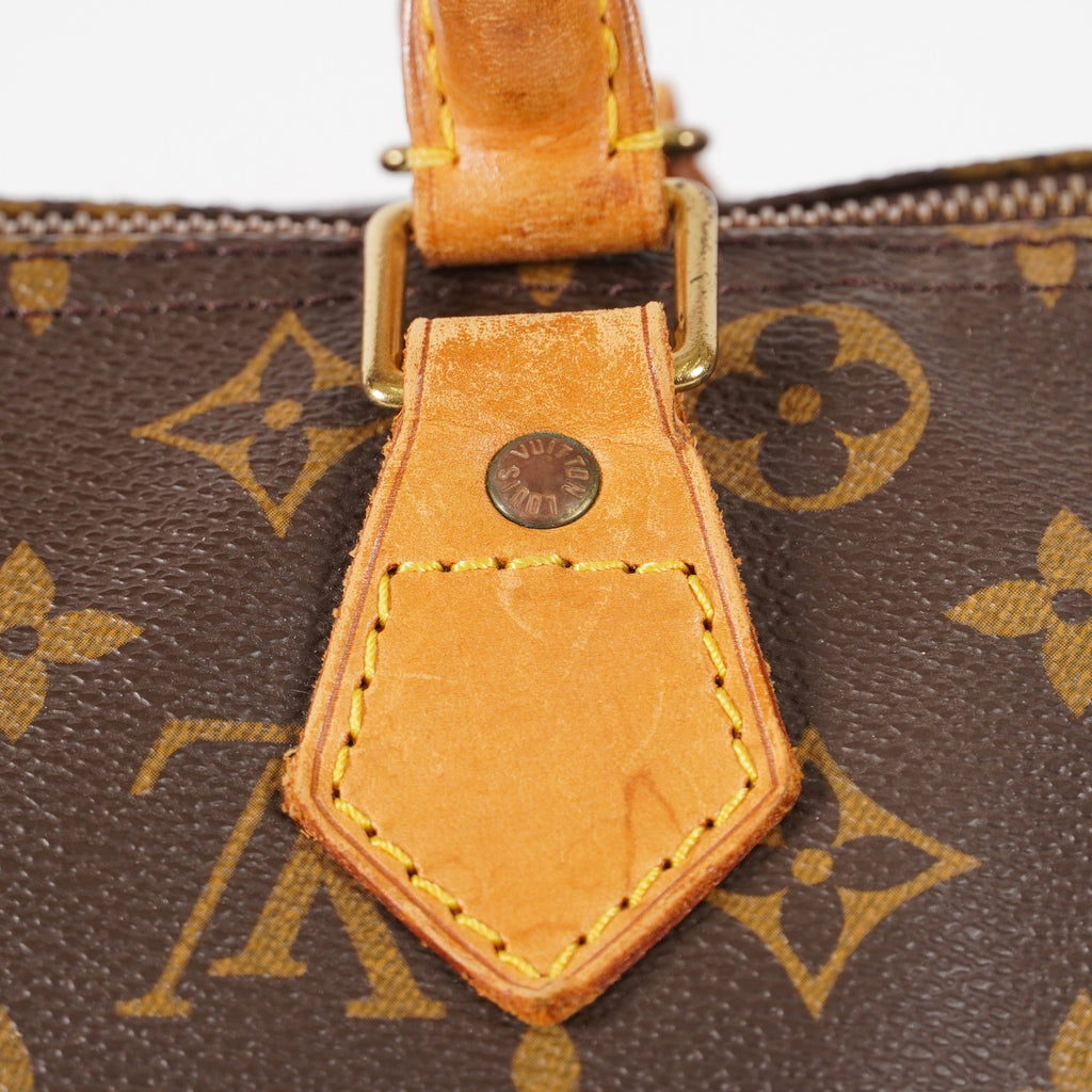 Authentic Louis Vuitton Monogram Speedy 30 M41526 Handbag vintage 03E508030011