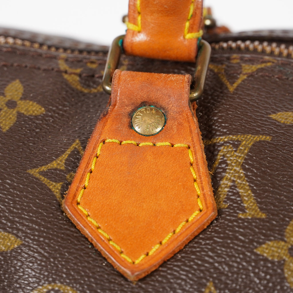 Authentic Louis Vuitton Monogram Speedy 35 M41524 vintage Handbag 05E095940013