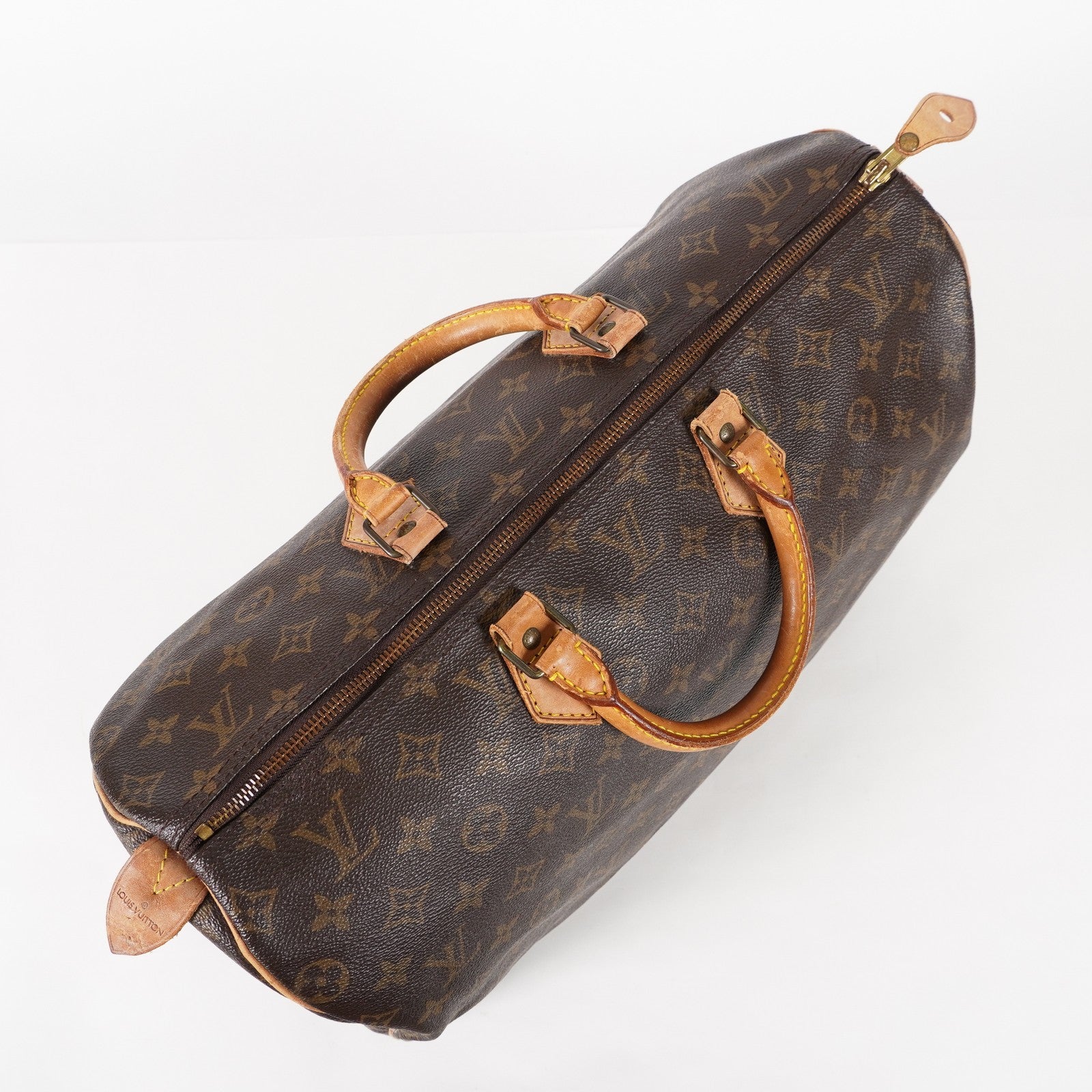 Authentic Louis Vuitton Monogram Speedy 40 Hand Boston Bag M41522 02E435834425