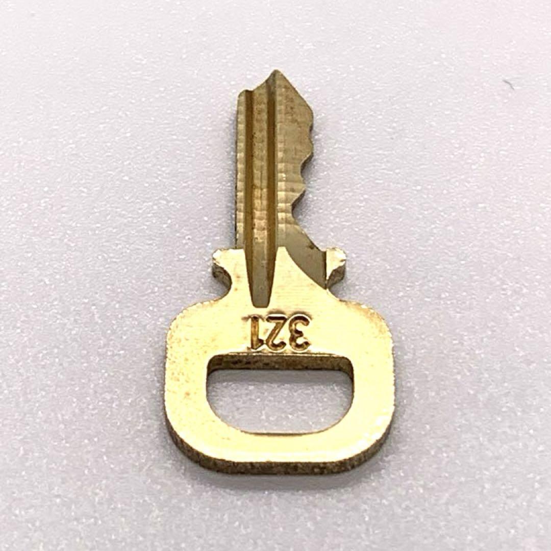 LOUIS VUITTON PadLock Lock & Key Brass Gold Authentic Number random JP Used
