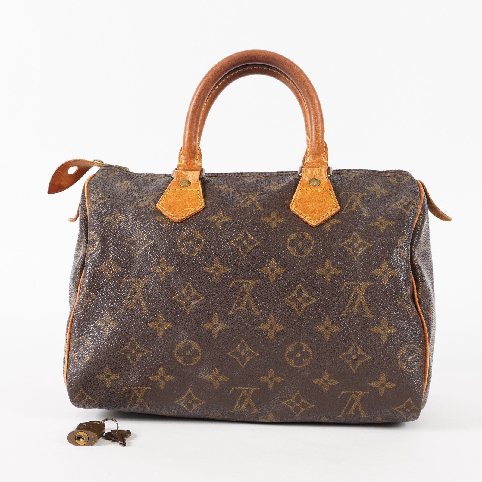 Authentic Louis Vuitton Monogram Speedy 25 M41528 Handbag vintage 02E037370018