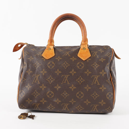Authentic Louis Vuitton Monogram Speedy 25 M41528 Handbag vintage 02E037370018
