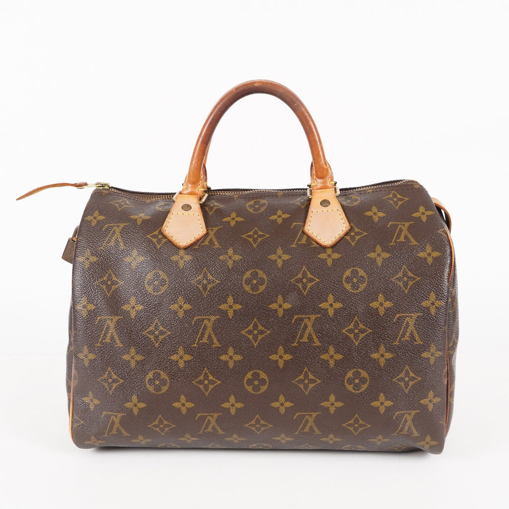 Authentic Louis Vuitton Monogram Speedy 30  Handbag M41526 vintage 05E284730029