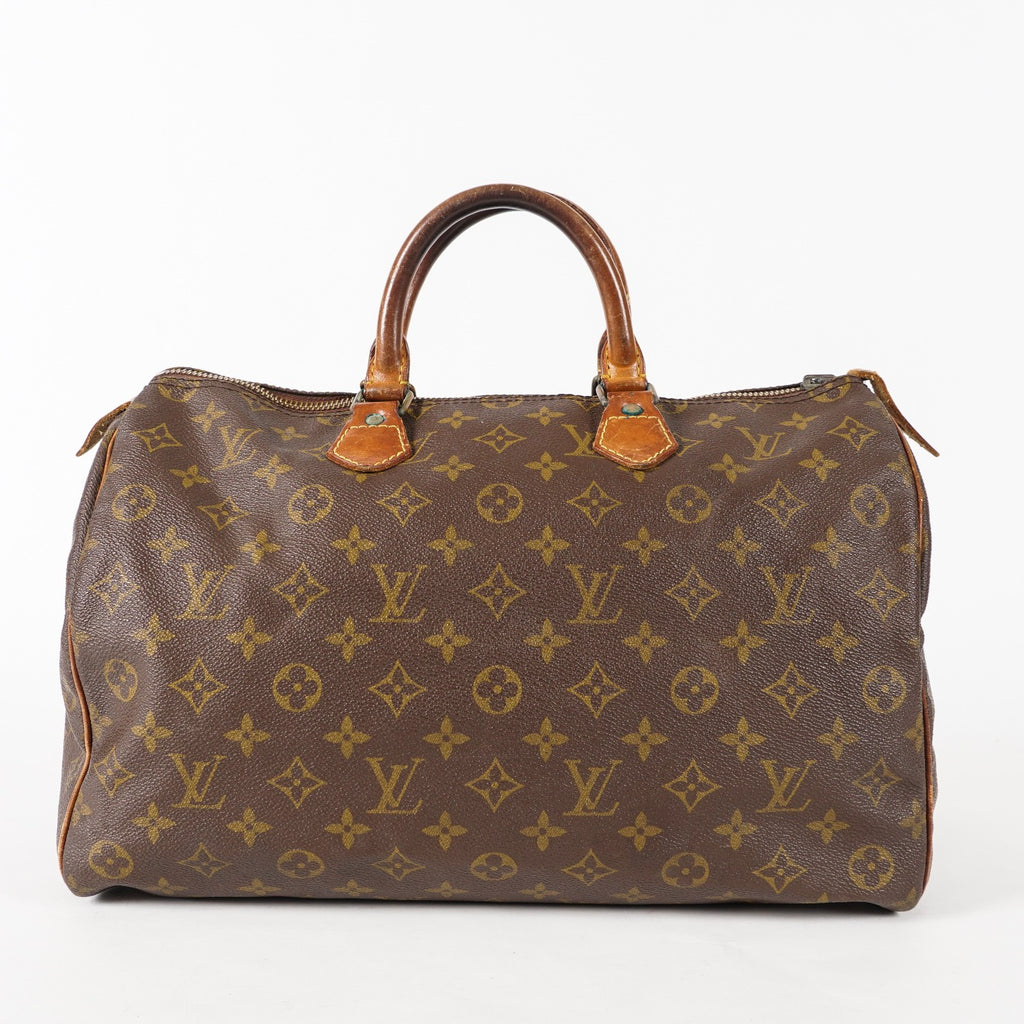Authentic Louis Vuitton Monogram Speedy 35 M41524 Handbag VINTAGE 12E203960020