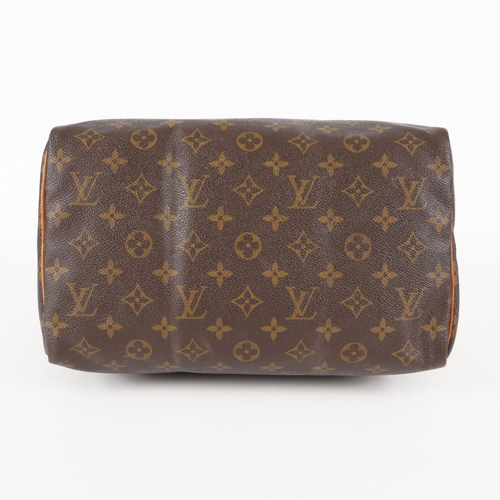 Authentic Louis Vuitton Monogram Speedy 30  Handbag M41526 vintage 05E145830029