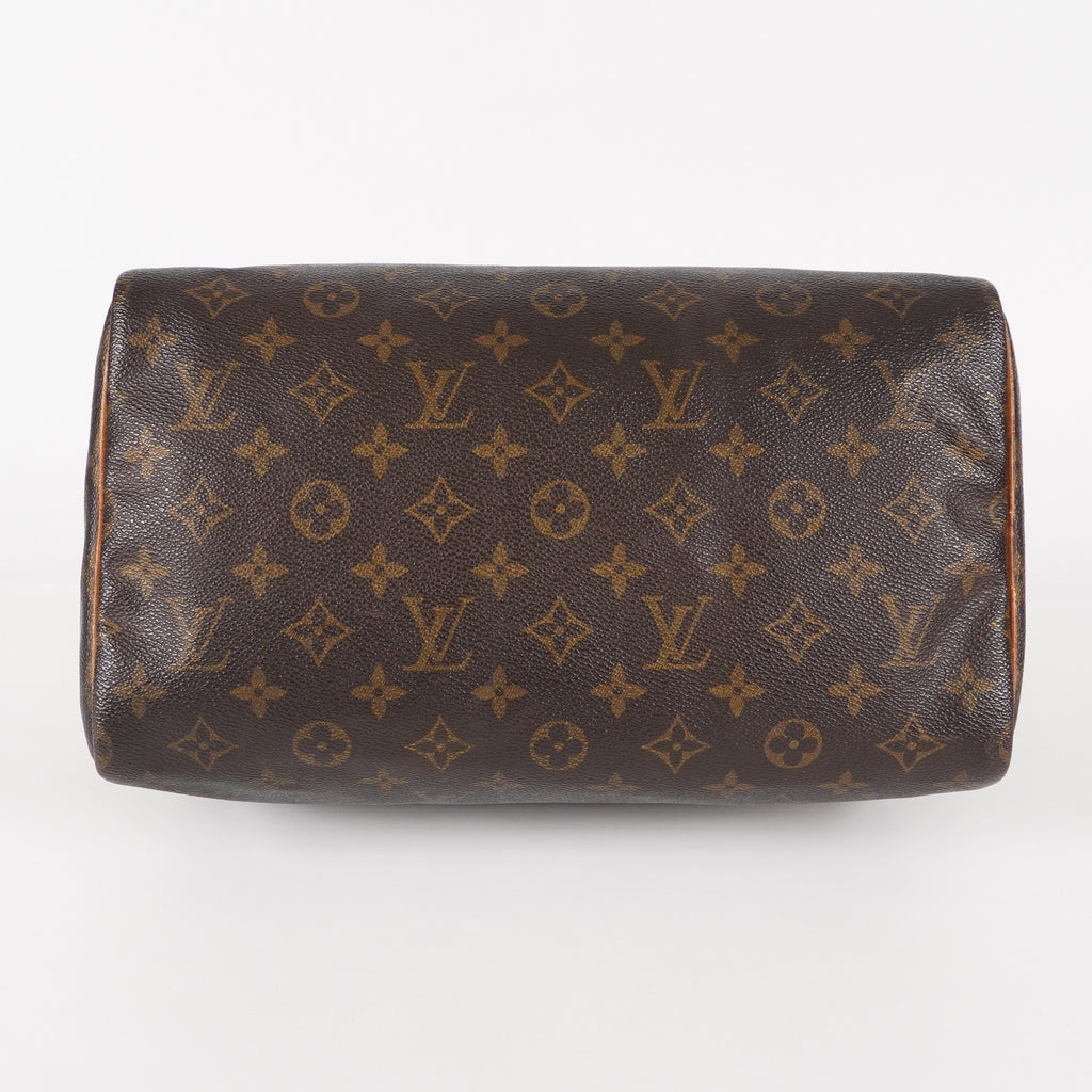 Authentic Louis Vuitton Monogram Speedy 30  Handbag M41526 vintage 05E134180016