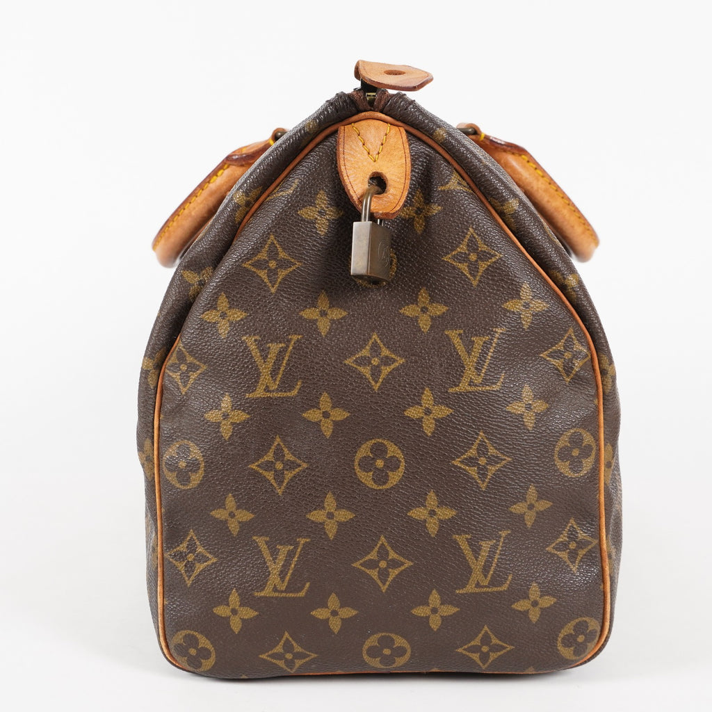 Authentic Louis Vuitton Monogram Speedy 35 M41524 Handbag used 03A035319606
