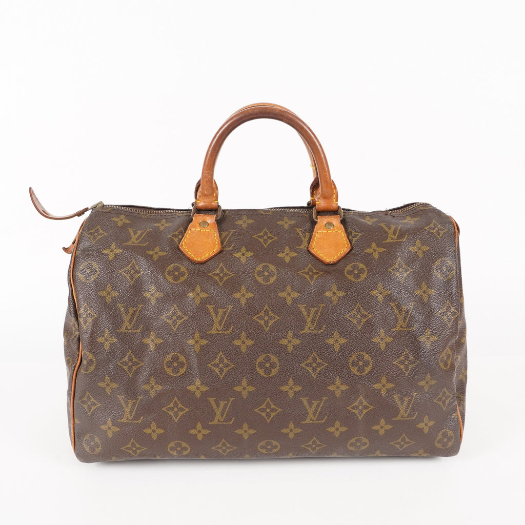 Authentic Louis Vuitton Monogram Speedy 35 M41524 Handbag used 06E575548403