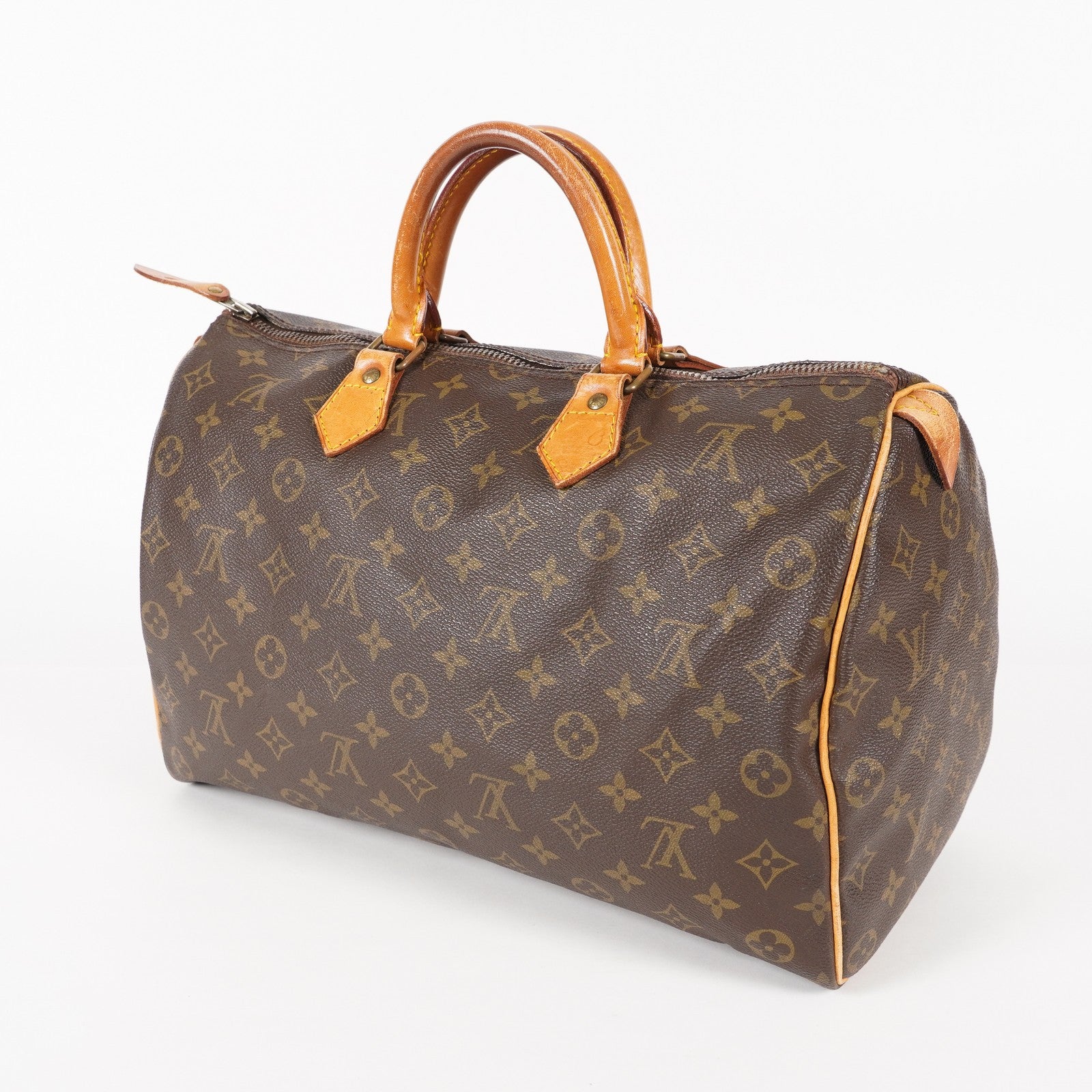 Authentic Louis Vuitton Monogram Speedy 35 M41524 vintage Handbag 05E256050016