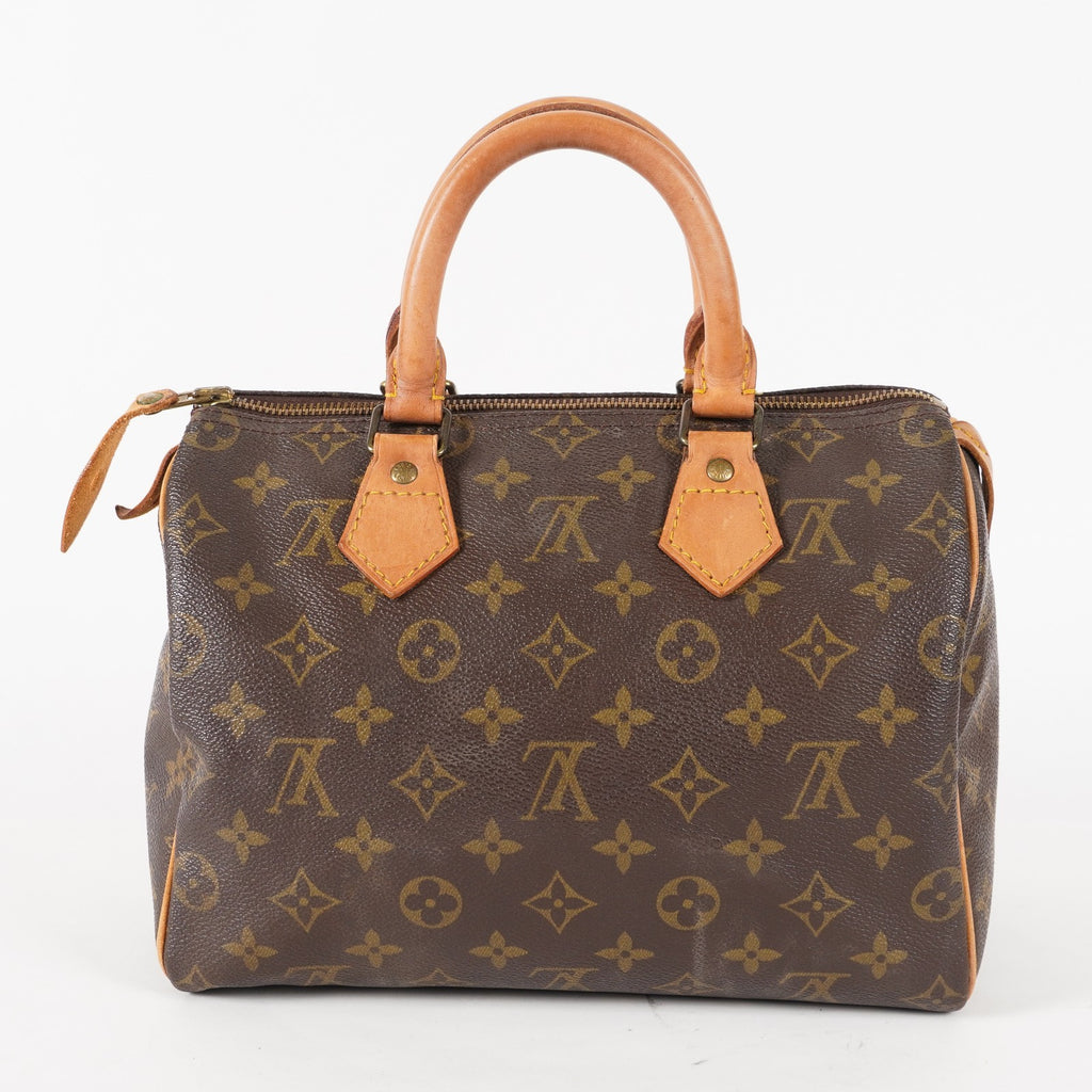 Authentic Louis Vuitton Monogram Speedy 25 Handbag  M41528 vintage 03E4910120011