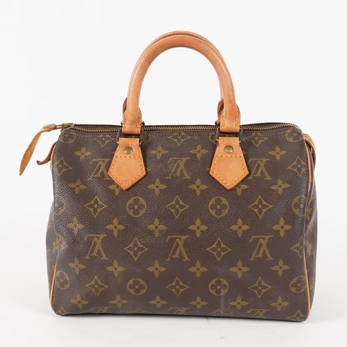 Authentic Louis Vuitton Monogram Speedy 25 Handbag  M41528 vintage 03E4910120011