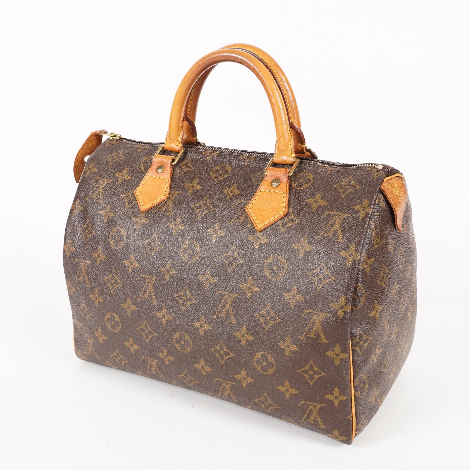 Authentic Louis Vuitton Monogram Speedy 30  Handbag M41526 vintage 05E236237029