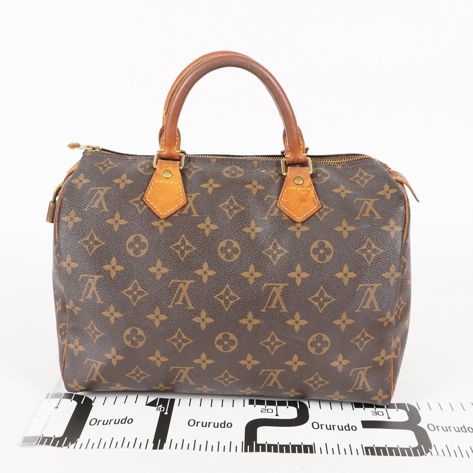 Authentic Louis Vuitton Monogram Speedy 30  Handbag M41526 vintage 05E304290029
