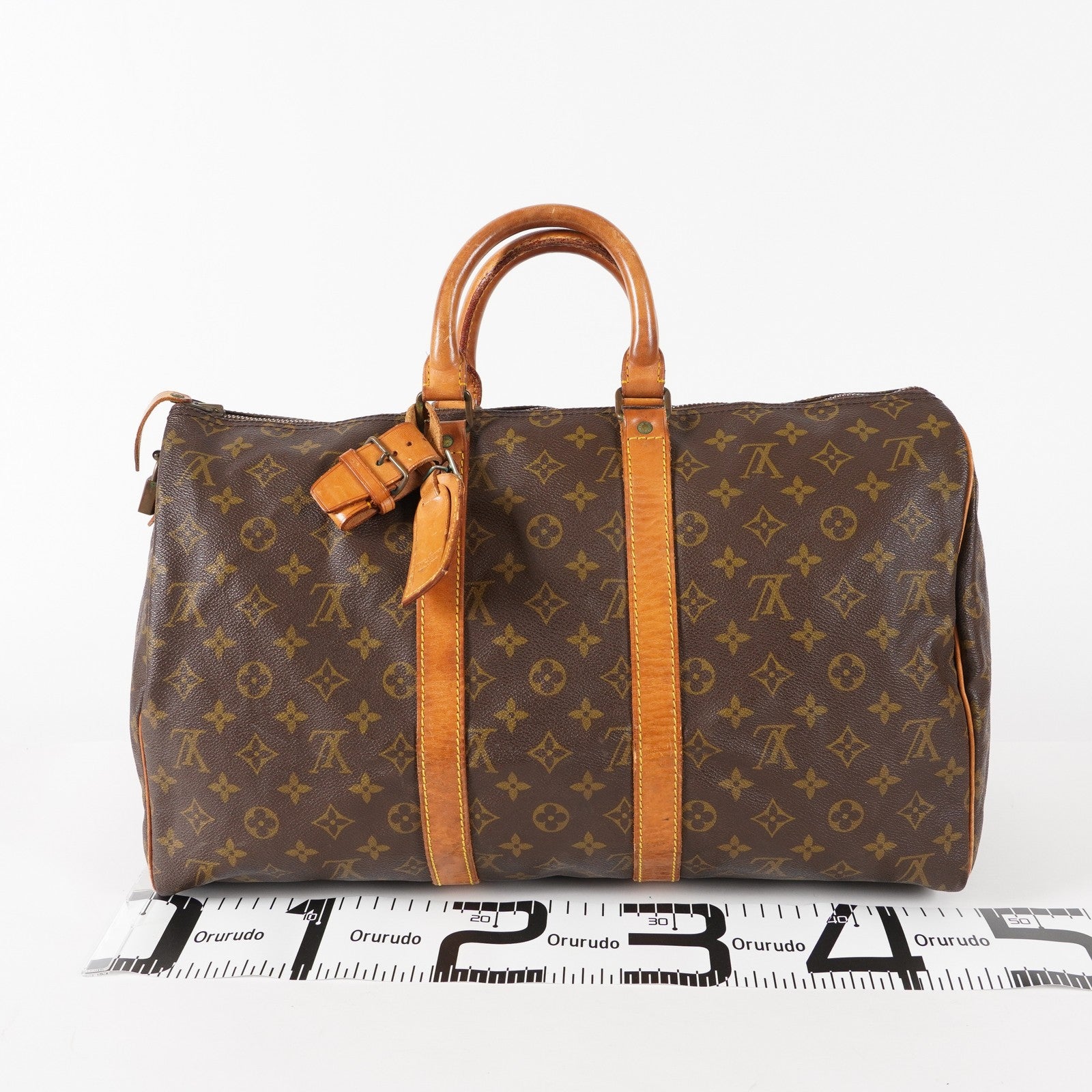 LOUIS VUITTON Keepall 45 M41428 Monogram Boston Bag Brown vintage 03E172750002