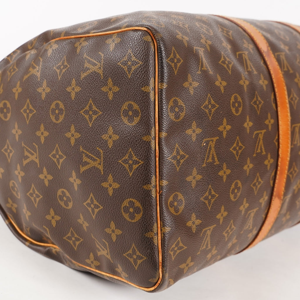 LOUIS VUITTON Keepall 50 Monogram Boston Bag Brown vintage M41426 03T125800006