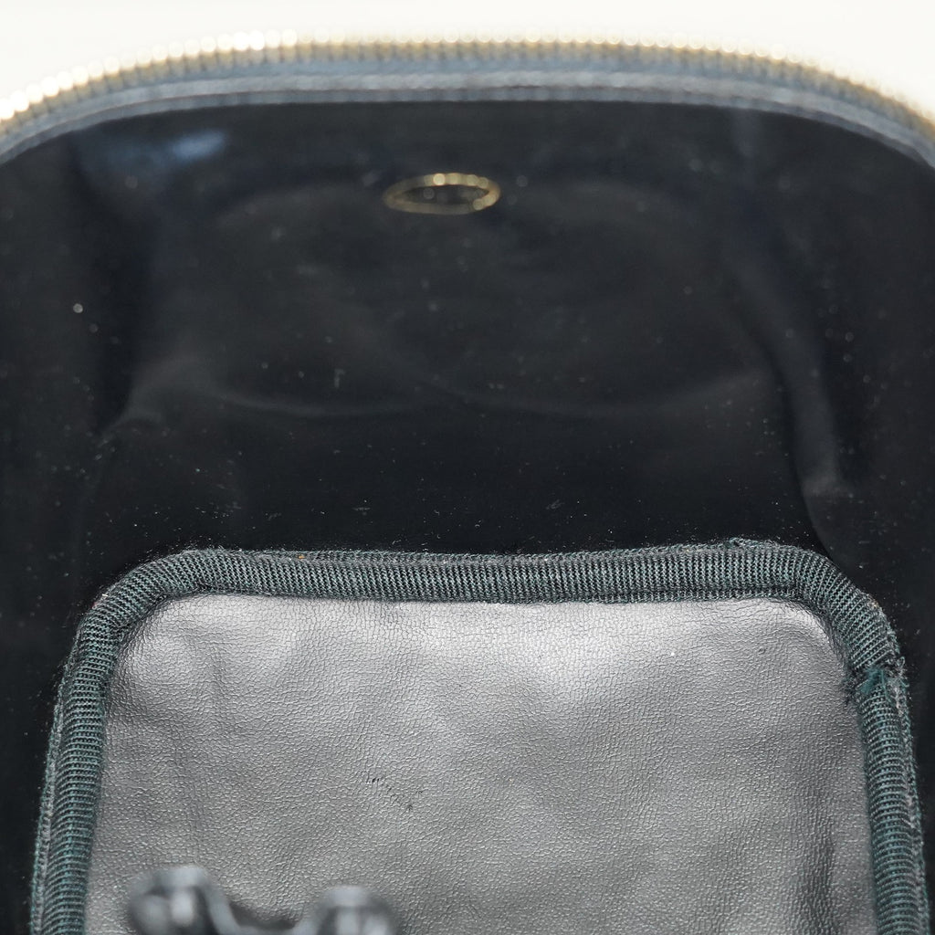 Chanel Vanity Cosmetic Case Black Caviar Leather Bag 05E597040016