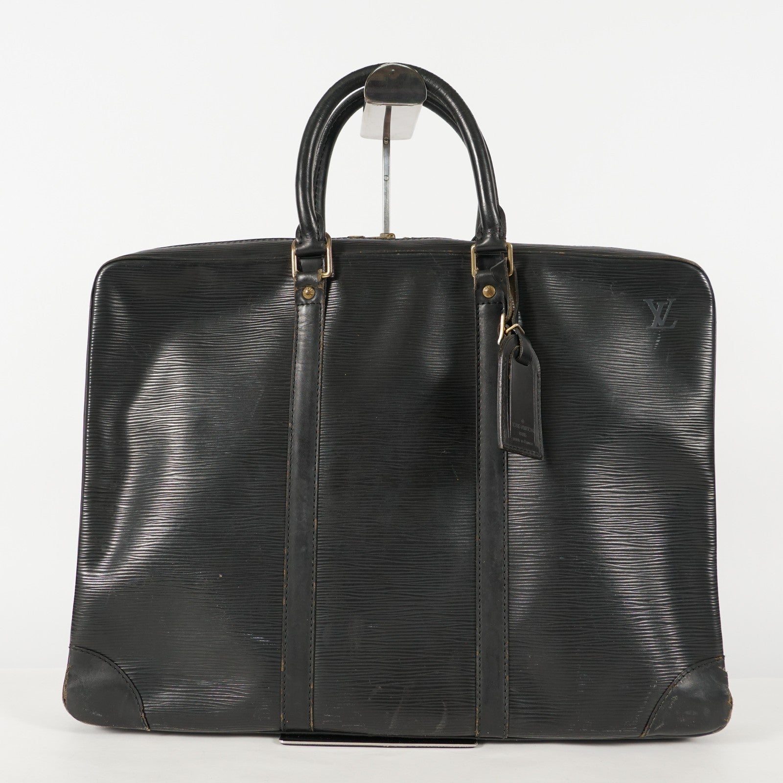Louis Vuitton Porte Documan Voignage Business Bag Briefcase black XY58