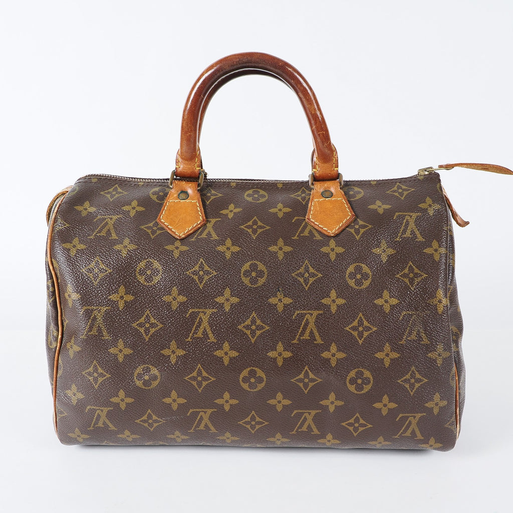 Authentic Louis Vuitton Monogram Speedy 30 M41526 Handbag vintage 03A495033627
