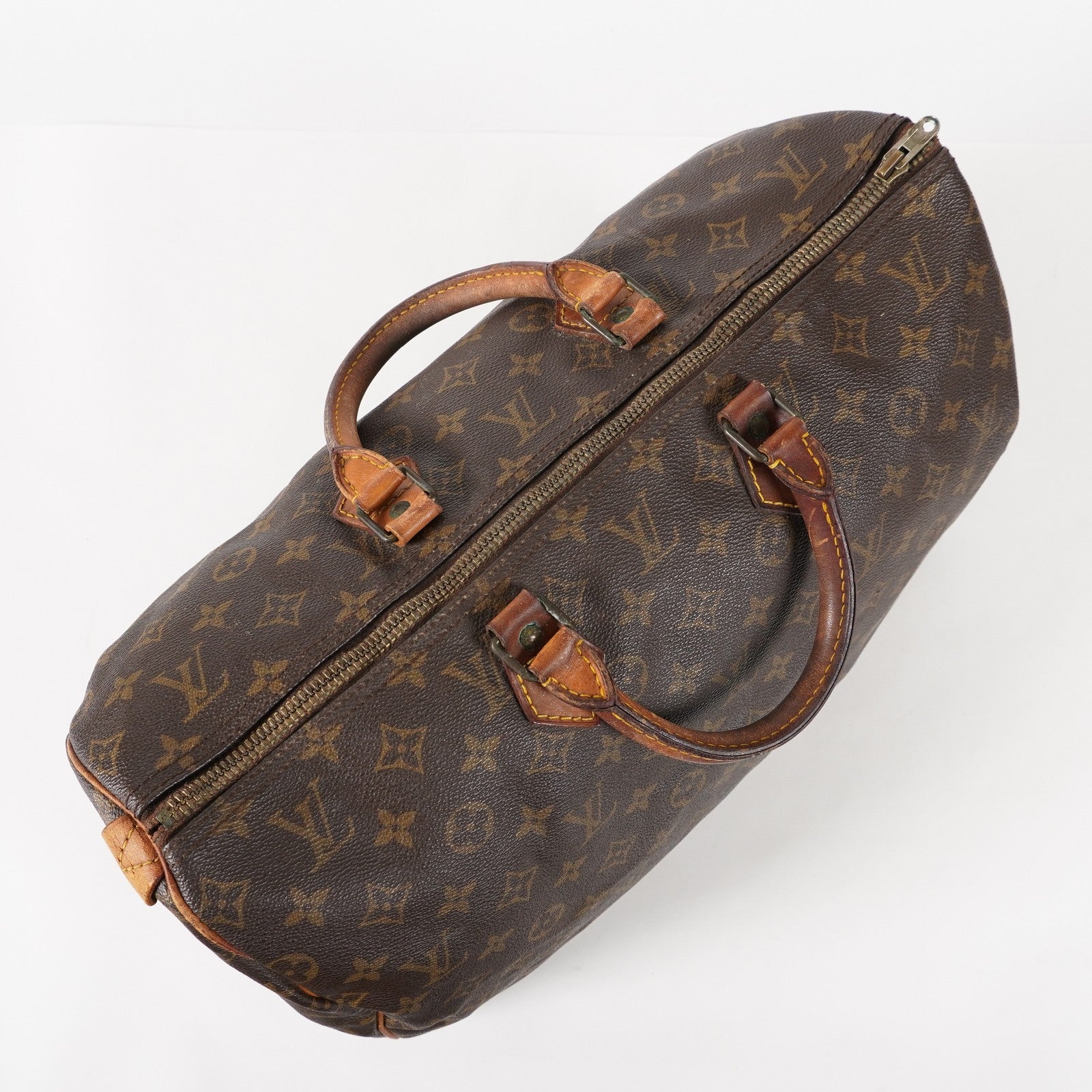 Authentic Louis Vuitton Monogram Speedy 40 Hand Boston Bag M41522 03E194510002