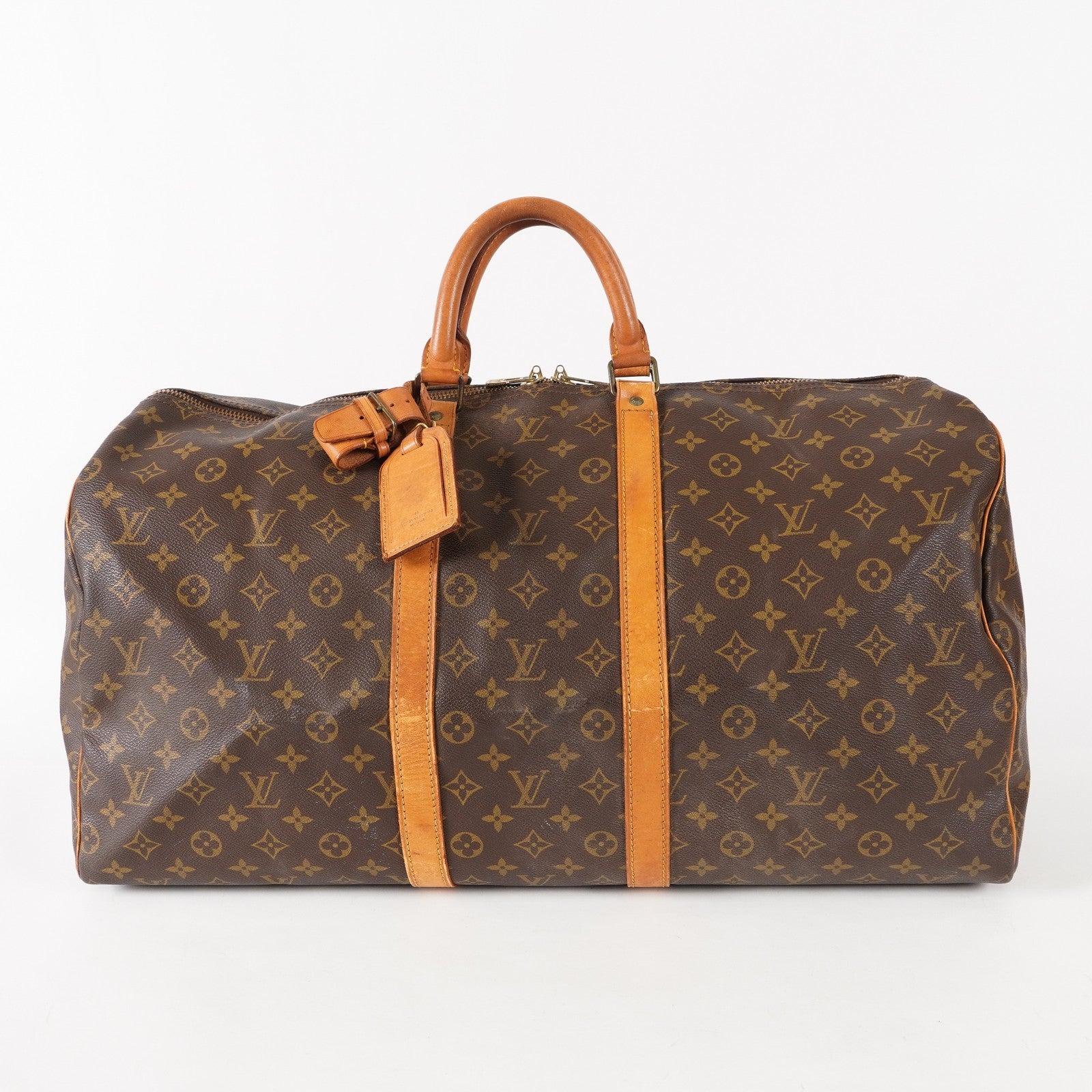 Authentic Louis Vuitton Monogram Keepall 55 Travel Bag M41424 03E285830011
