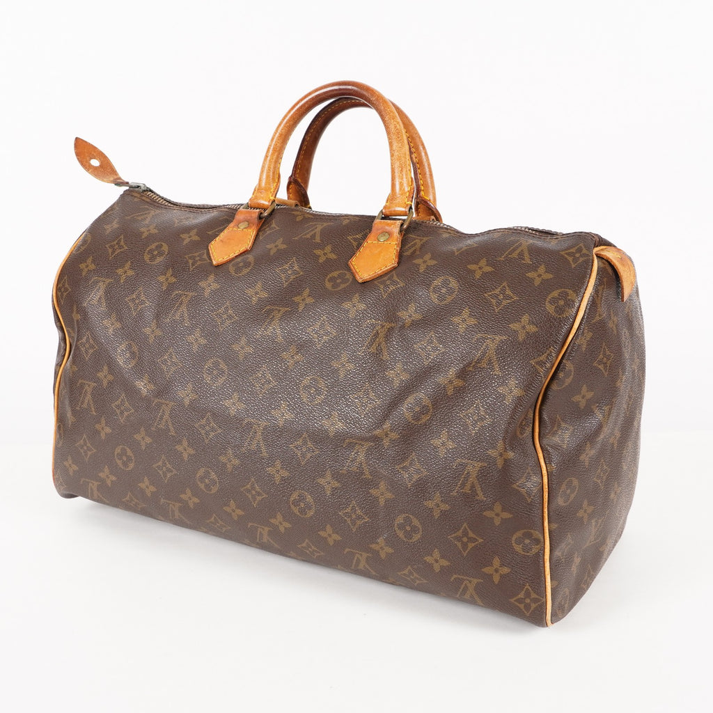 Authentic Louis Vuitton Monogram Speedy 40 M41522 Hand Boston Bag  06E585948803