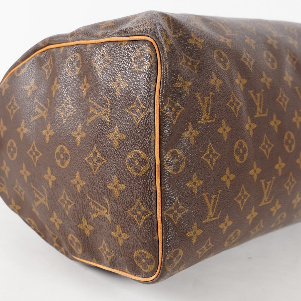 Authentic Louis Vuitton Monogram Speedy 40 Hand Boston Bag M41522 03E476380011