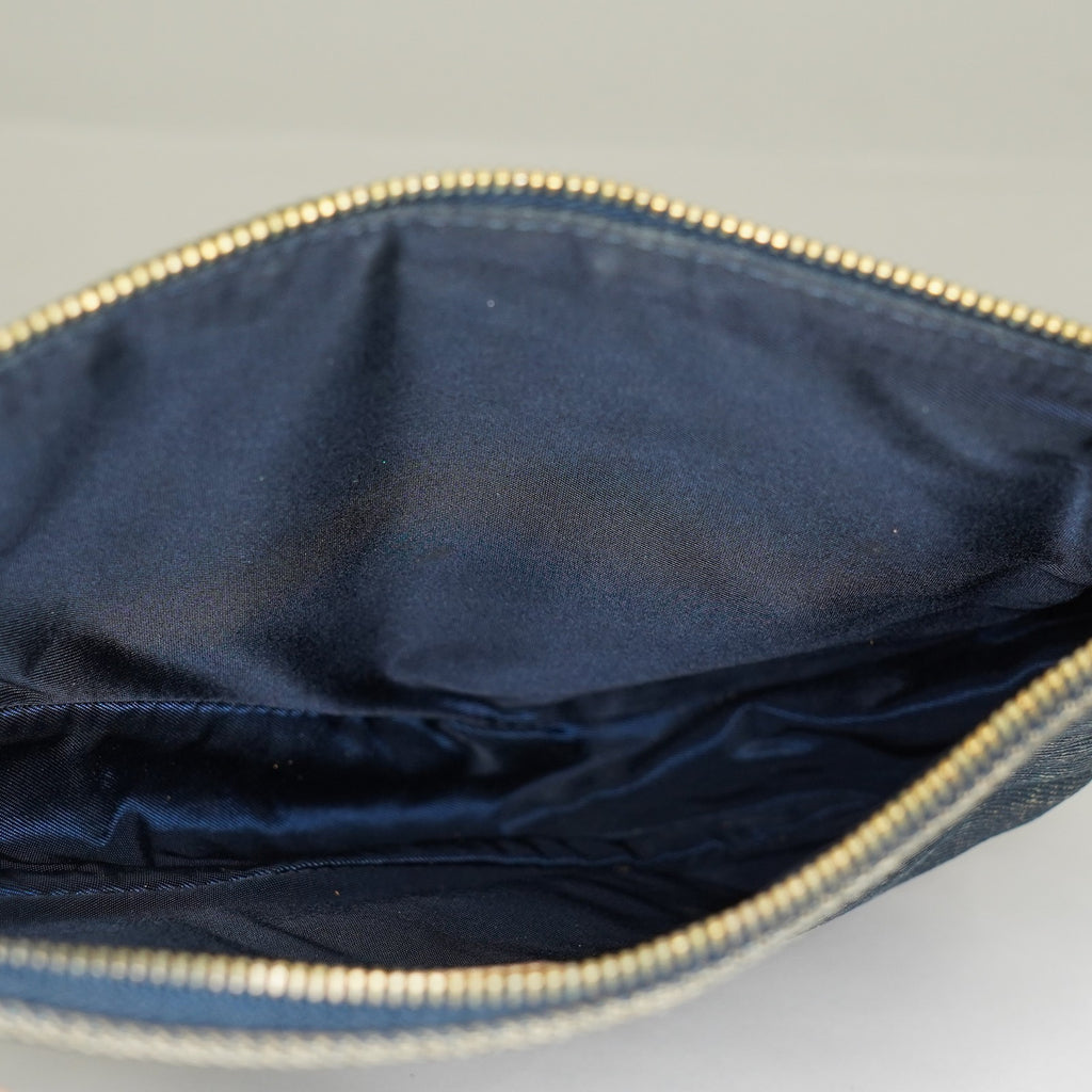 Christian Dior Trotter Blue Denim Mini Saddle Bag 02A115548405