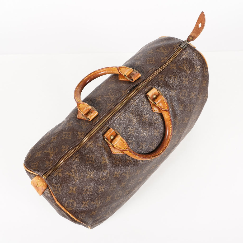 Authentic Louis Vuitton Monogram Speedy 40 M41522 Hand Boston Bag  06E585948803