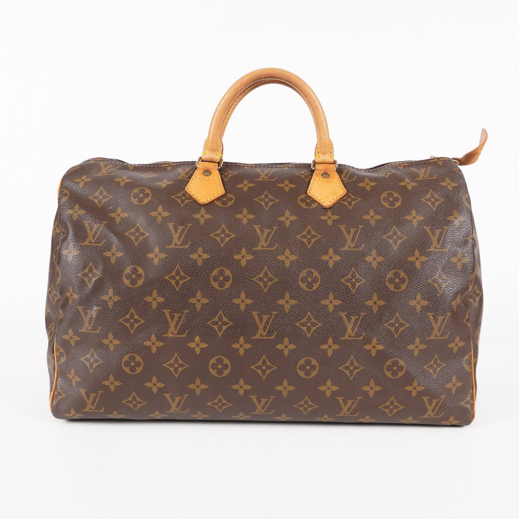 Authentic Louis Vuitton Monogram Speedy 40 M41522 Hand Boston Bag  06E516635203