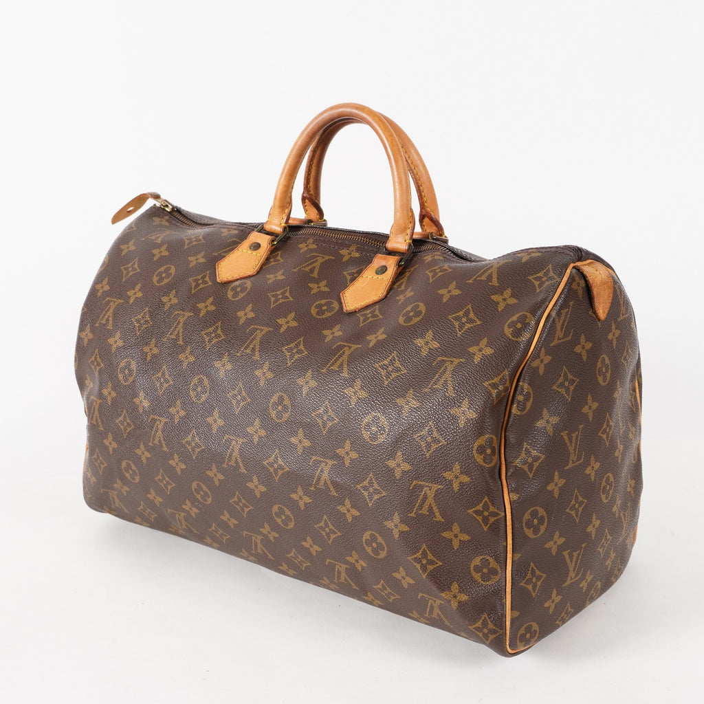 Authentic Louis Vuitton Monogram Speedy 40 M41522 Hand Boston Bag 03E476380011