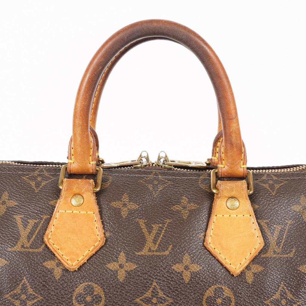Authentic Louis Vuitton Monogram Speedy 25 M41113 Boston Bag 05E245940029