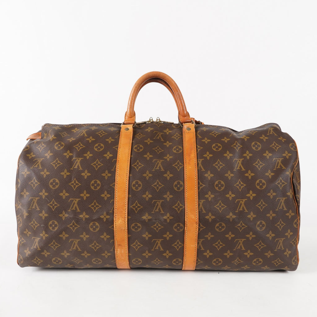 Authentic Louis Vuitton Monogram Keepall 55 Travel Bag M41424 03E285830011
