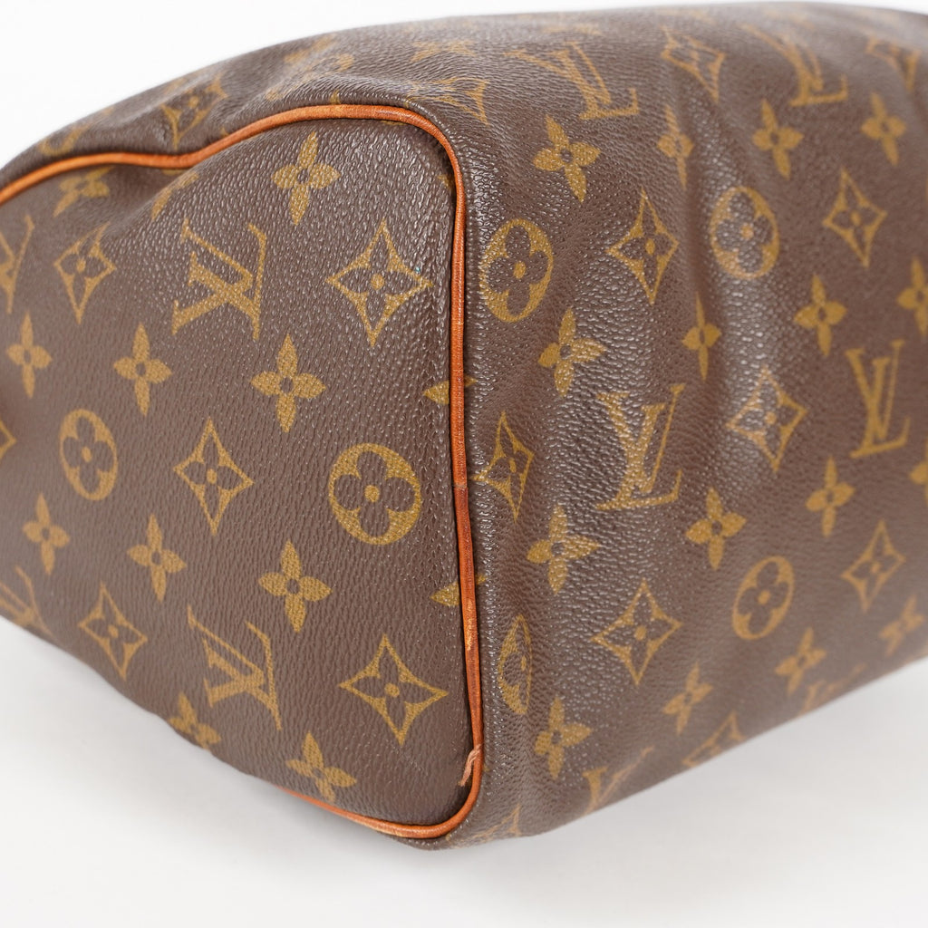 Authentic Louis Vuitton Monogram Speedy 25 Handbag vintage M41528 05E105280029