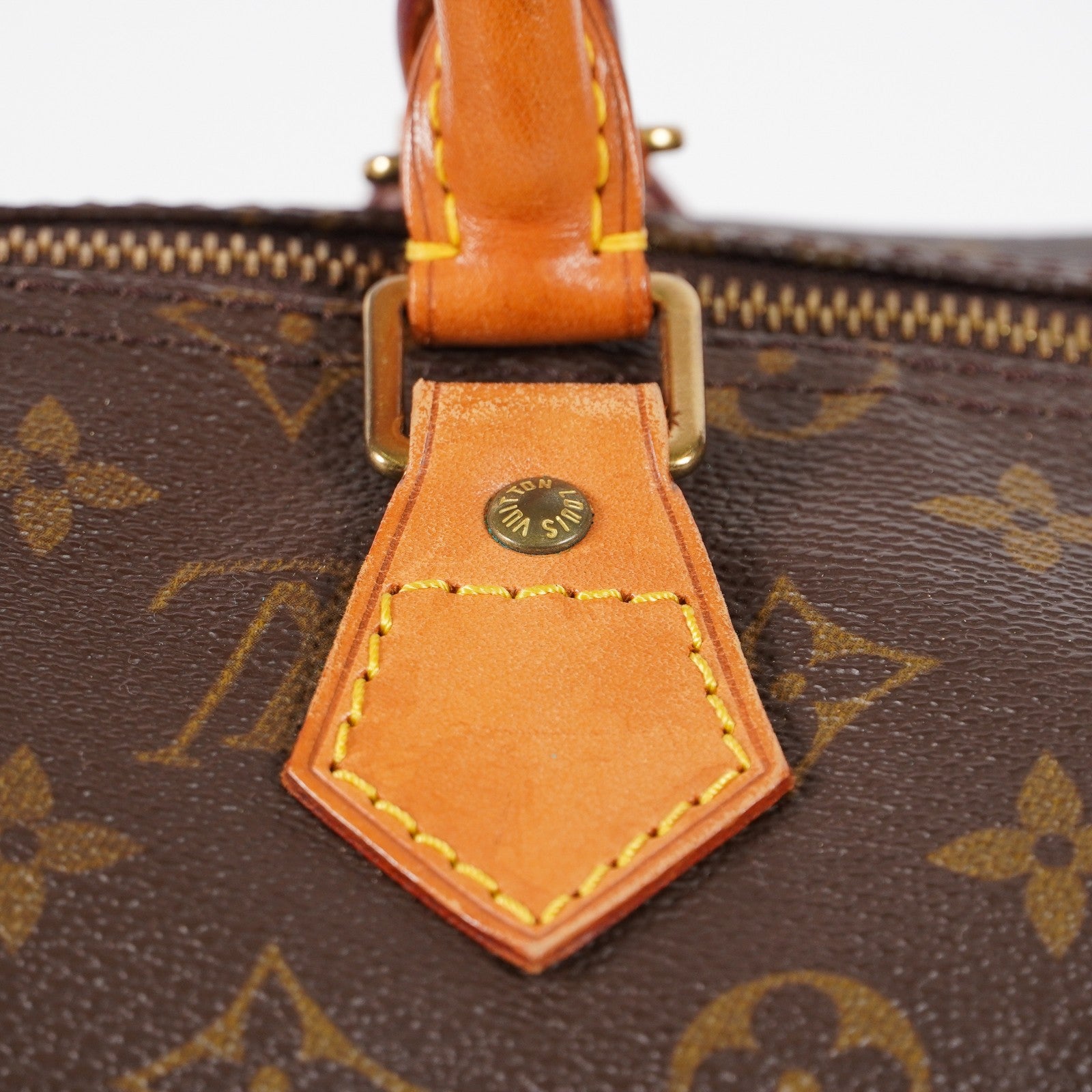 Authentic Louis Vuitton Monogram Speedy 35 M41524 Handbag vintage 02E017810016