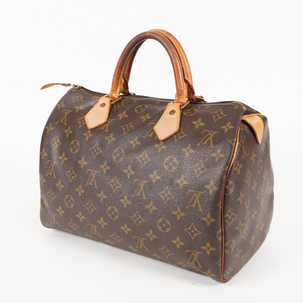 Authentic Louis Vuitton Monogram Speedy 30  Handbag M41526 vintage 05E284730029
