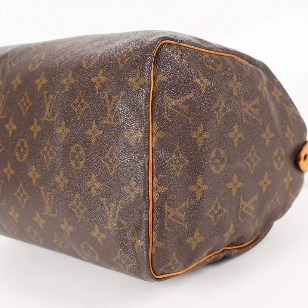 Authentic Louis Vuitton Monogram Speedy 30  Handbag M41526 vintage 05E145830029