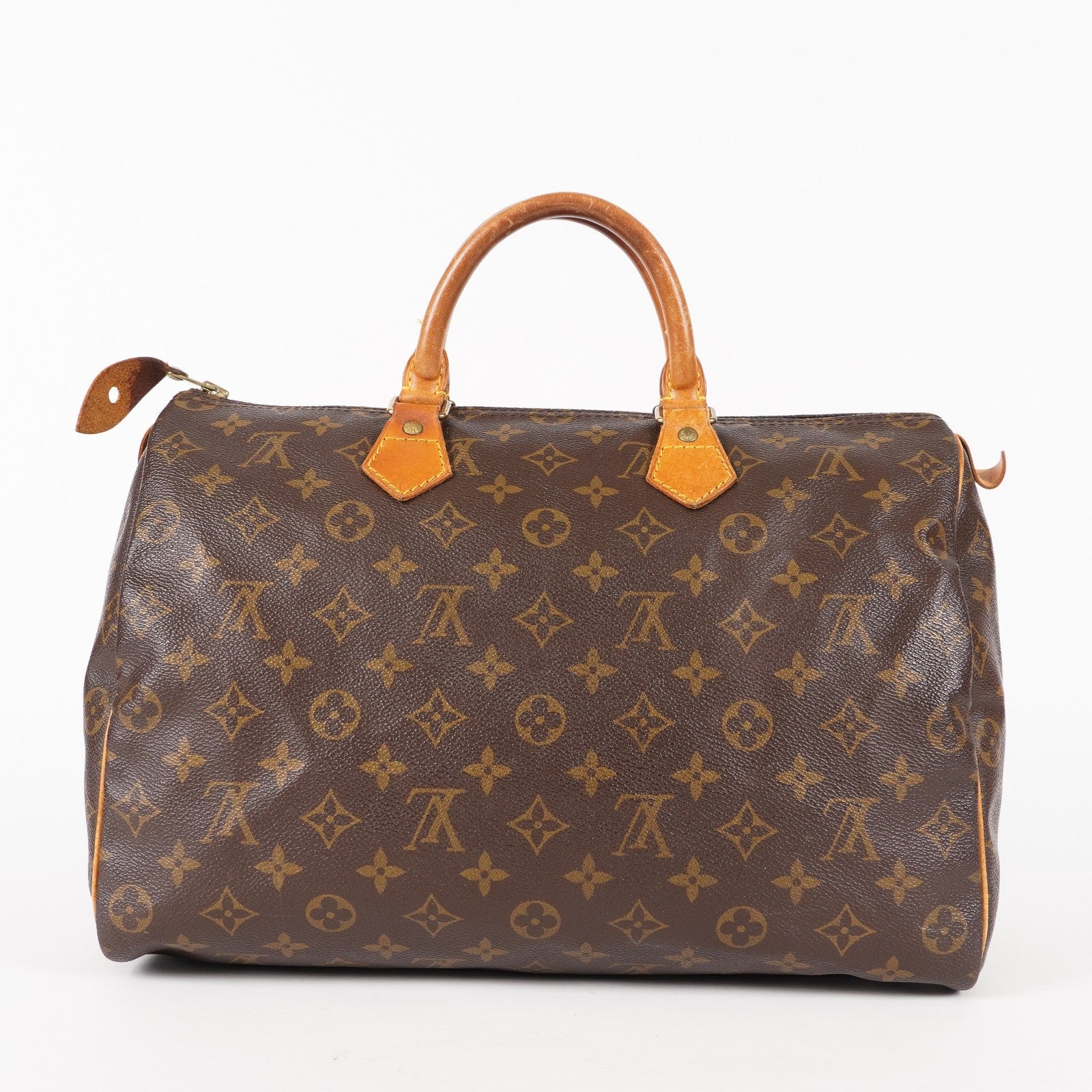 Authentic Louis Vuitton Monogram Speedy 35 M41524 vintage Handbag 05E186050013