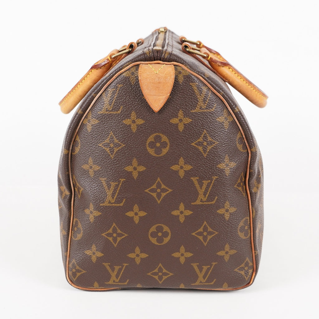 Authentic Louis Vuitton Monogram Speedy 30  Handbag M41526 vintage 05E125830029