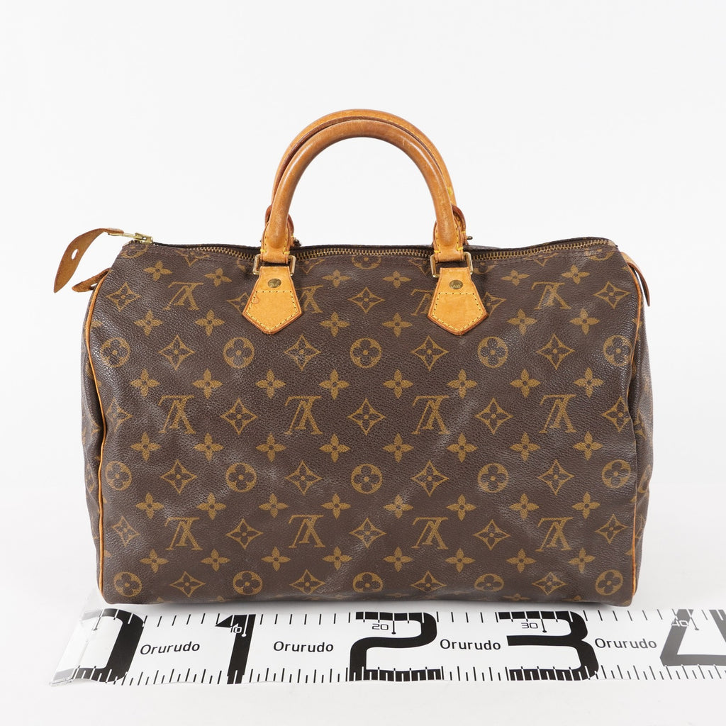 Authentic Louis Vuitton Monogram Speedy 35 M41524 Handbag 02A186463611