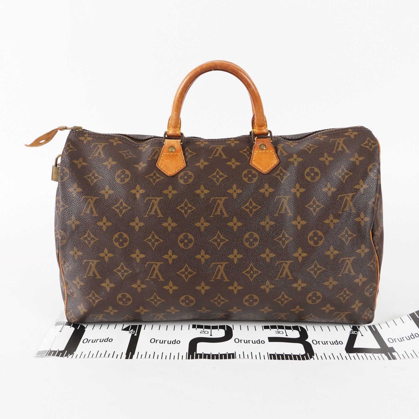 Authentic Louis Vuitton Monogram Speedy 40 Hand Boston Bag M41522 02E396050018
