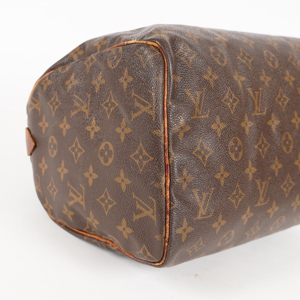 Authentic Louis Vuitton Monogram Speedy 30 Handbag M41526 vintage 06E373520002