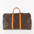 LOUIS VUITTON Keepall 50 M41426 Monogram Boston Bag vintage Brown 03E326820011