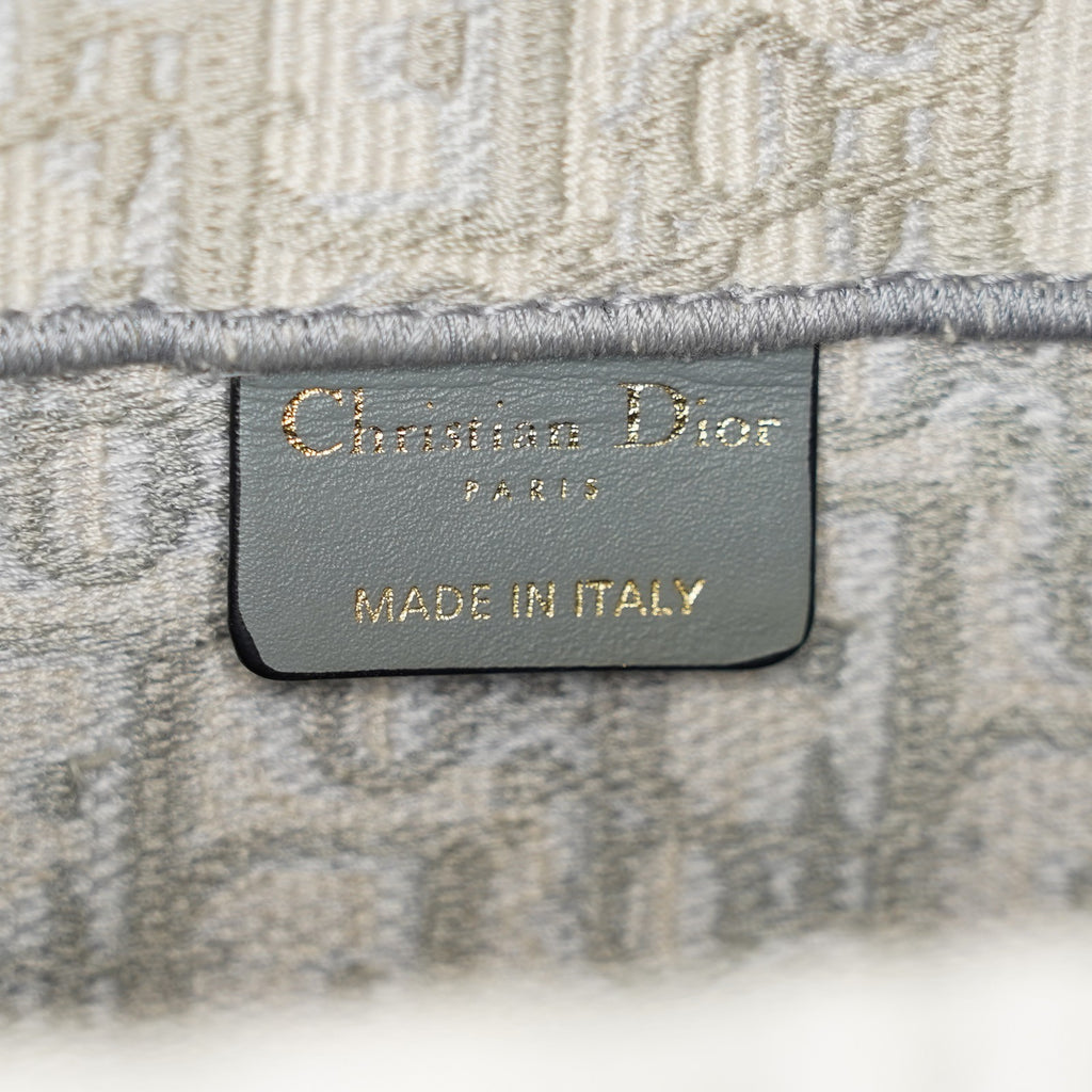 Christian Dior Book Tote Toile de Jouy Beige Gray Canvas Bag used 02E207260003