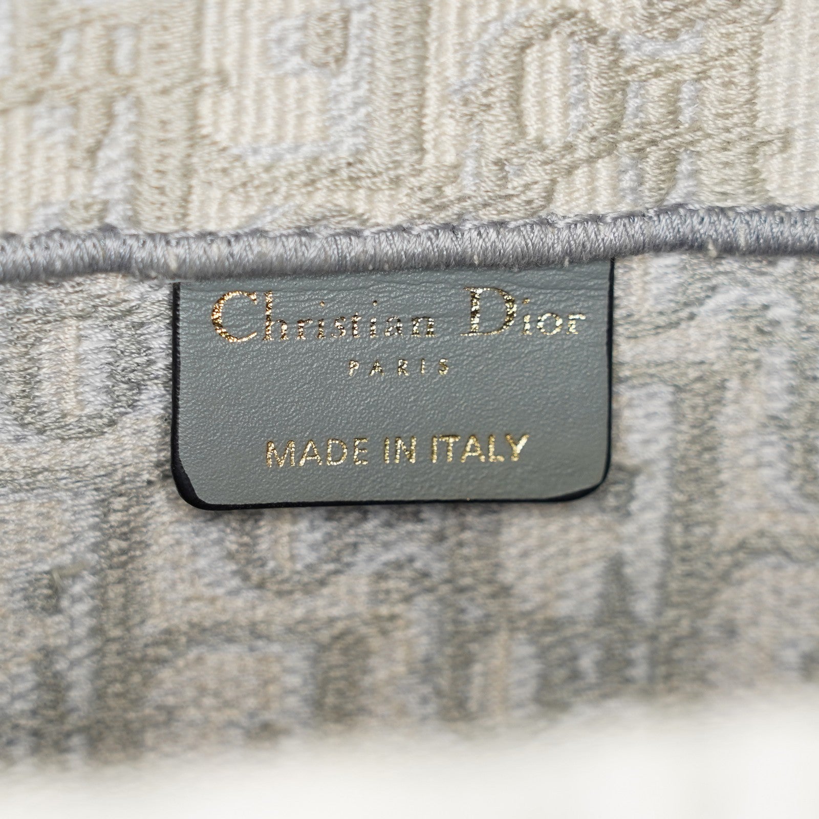 Christian Dior Book Tote Toile de Jouy Beige Gray Canvas Bag used 02E207260003