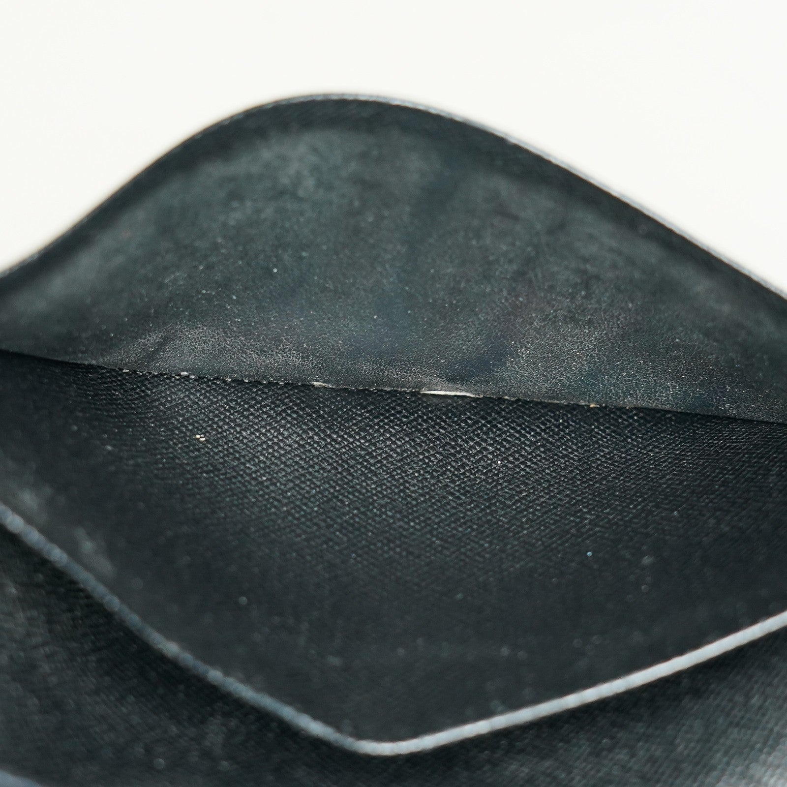 Louis Vuitton LV Long Wallet Portefeuille Brazza M63382 Black Epi Auth XY214