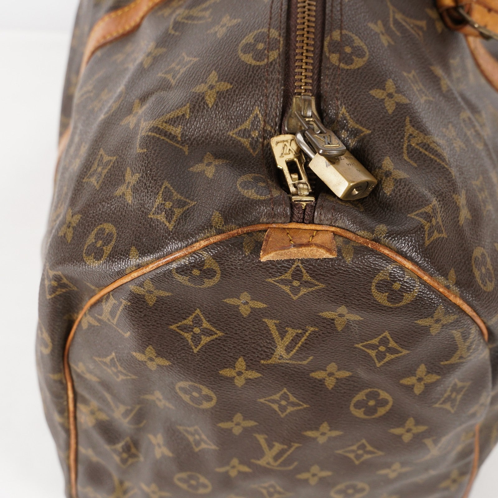 LOUIS VUITTON Keepall 50 M41426 Monogram Boston Bag Brown vintage 01E143520022