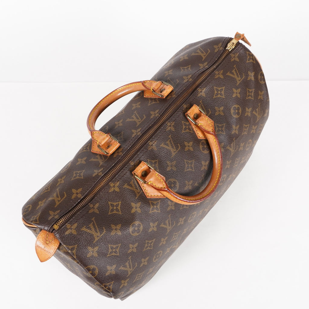 Authentic Louis Vuitton Monogram Speedy 40 M41522 Hand Boston Bag  05E016050013